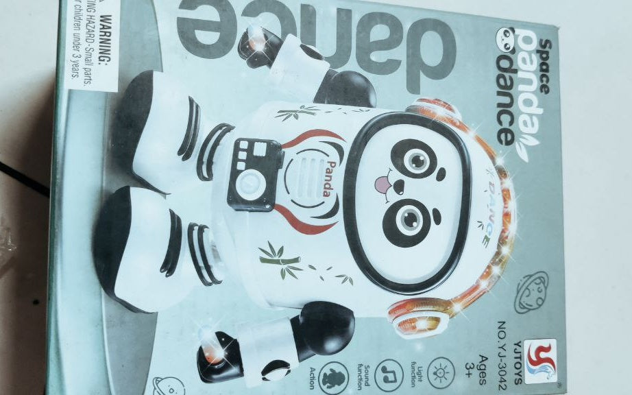 Space Panda Dancing Toy For Kids With Vibrant Light Effect & Musical Sound