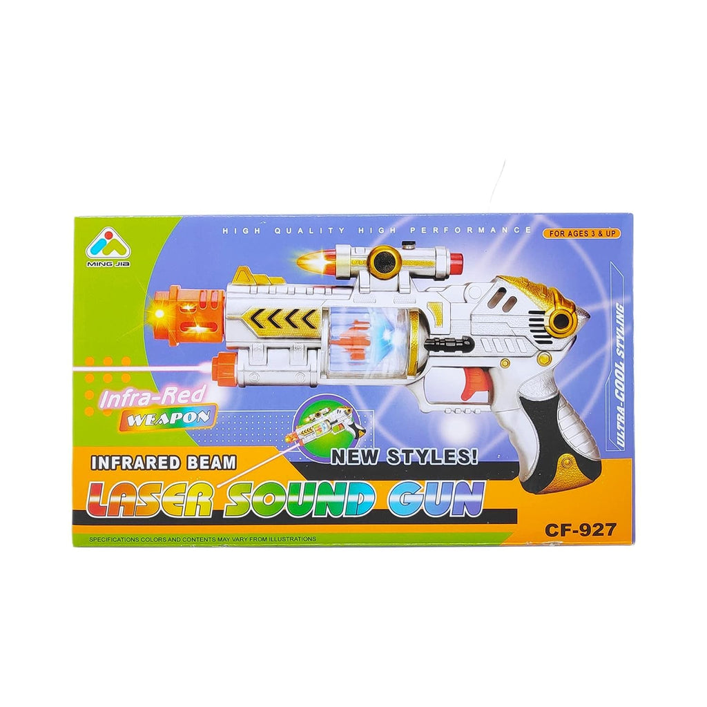 Laser Sound Music Flashing Lights Gun Toy For Kids