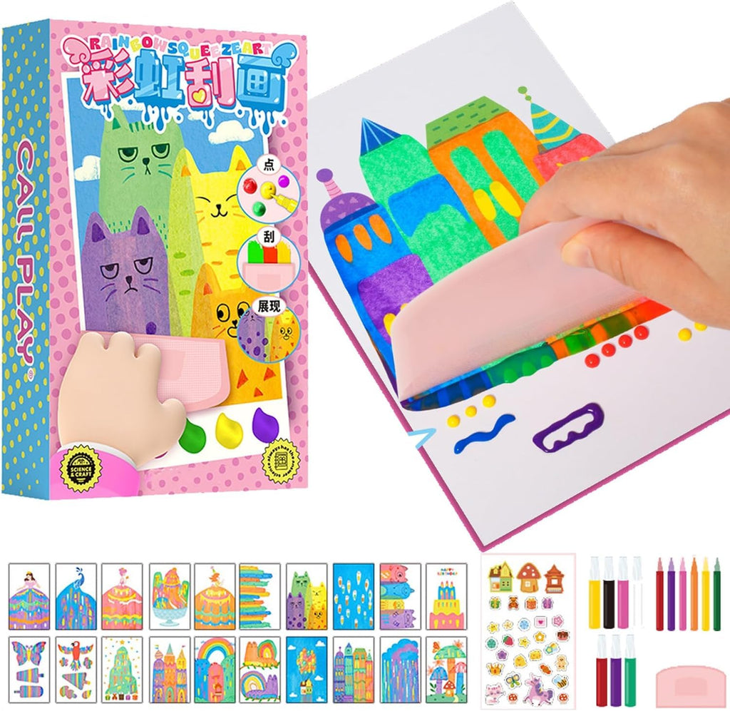 Rainbow Dot Painting Art Kits
