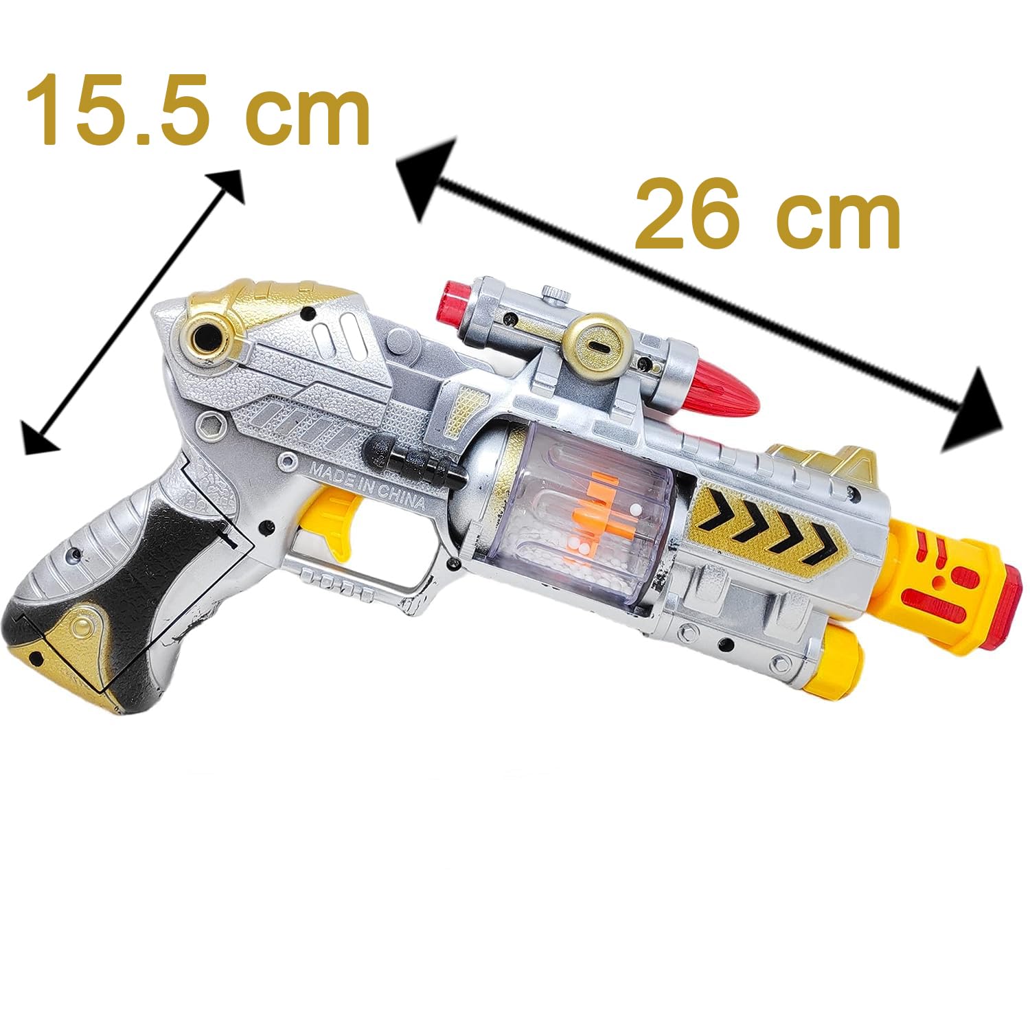 Laser Sound Music Flashing Lights Gun Toy For Kids