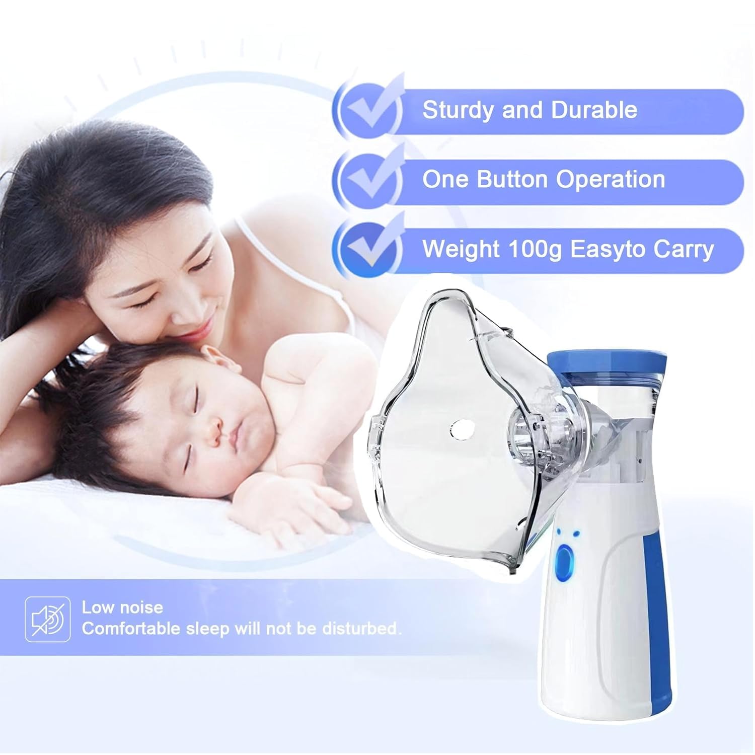 Portable Nebulizer Machine For Adult & Kids