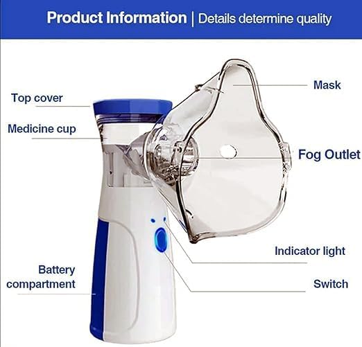 Portable Nebulizer Machine For Adult & Kids
