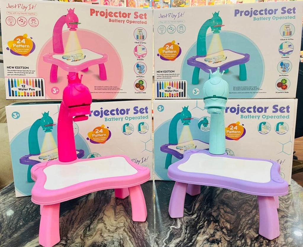 Projector Drawing Desk Painting Board For Kids