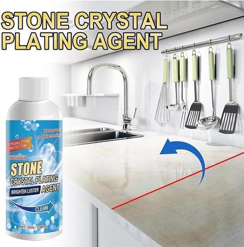 Stone Crystal Plating Agent Liquid For Marble, Granite & Stone (Pack Of 2)